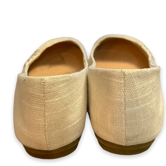 American eagle Cream Bree pleated ballet flats size 8W - Picture 3 of 6